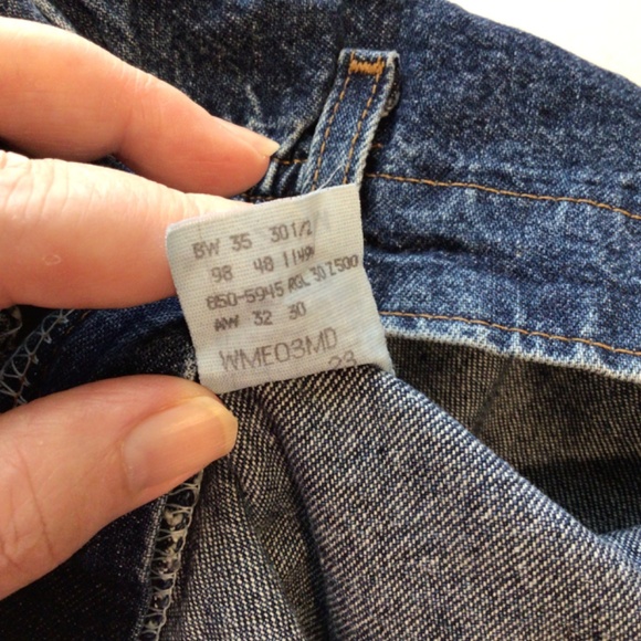 Wrangler vintage bare back jeans women’s size 20W blue relaxed fit western - Picture 8 of 8